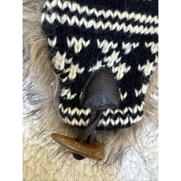American Eagle Buffalo Trapper Hat w/Faux Fur Ear Flaps Fleece Lining - Picture 3 of 6